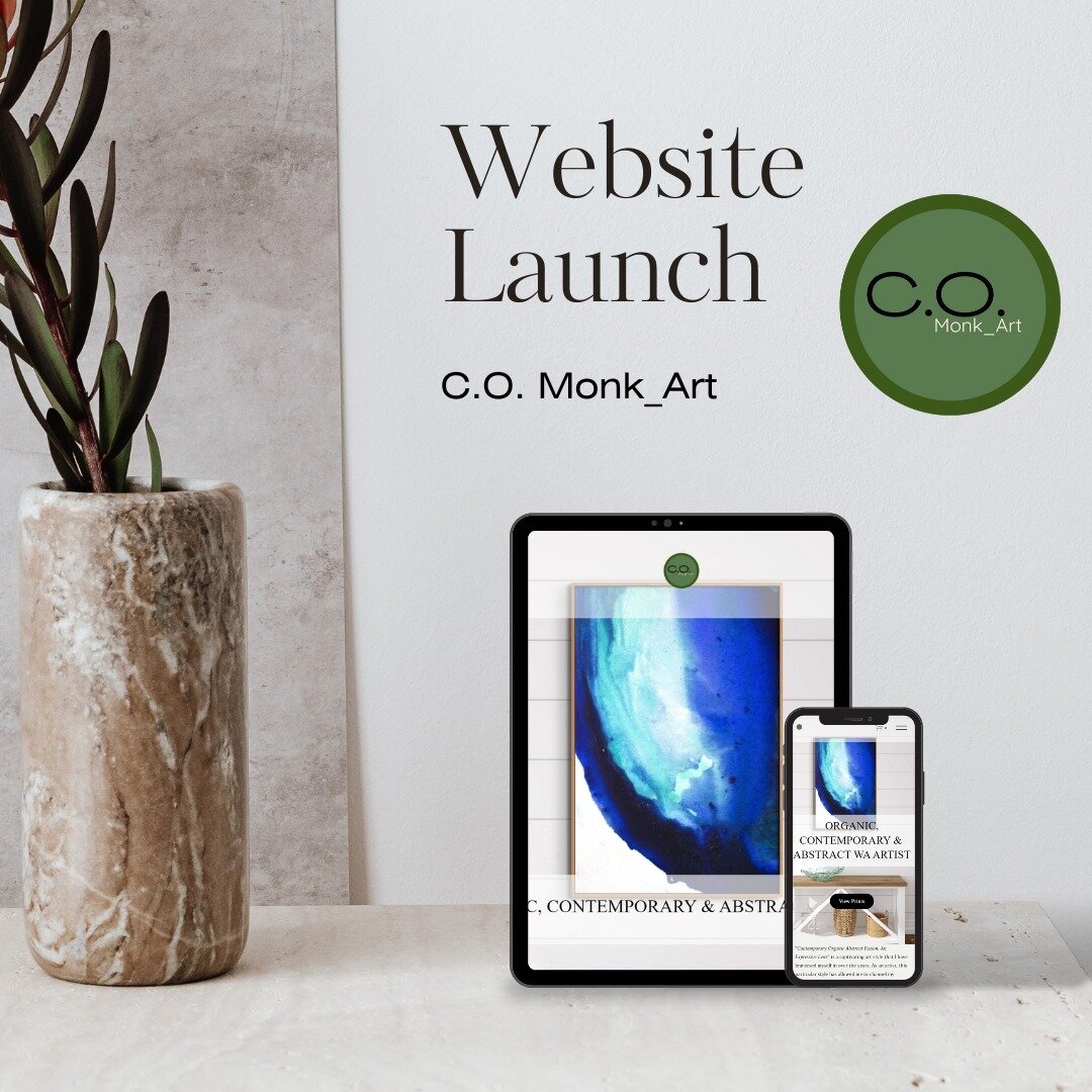 I have been a little MIA lately.. working behind the scenes on some exciting projects! However the time has come and I am so very EXCITED to ANNOUNCE the LAUNCH OF THE C.O. Monk_Art WEBSITE!! Please see link in bio or copy the following URL: https://