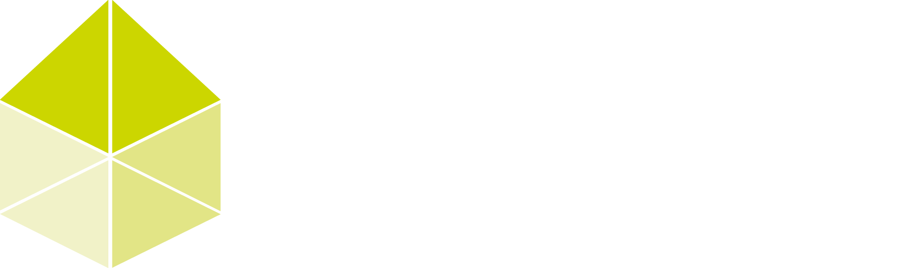 A logo with a green and yellow cube on the left side and the words "home of innovation" in white text on a black background