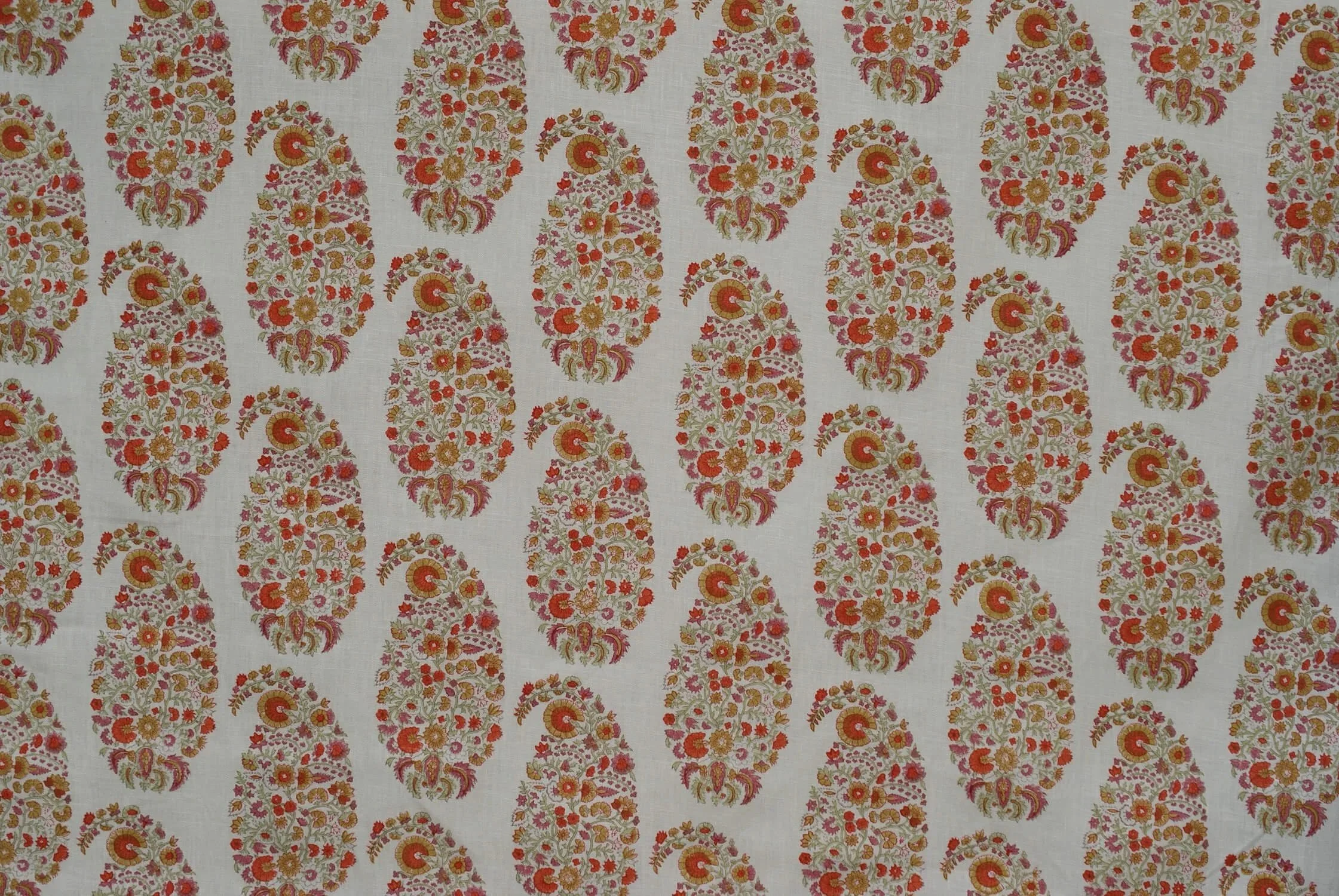 Paisley: Rust / Green