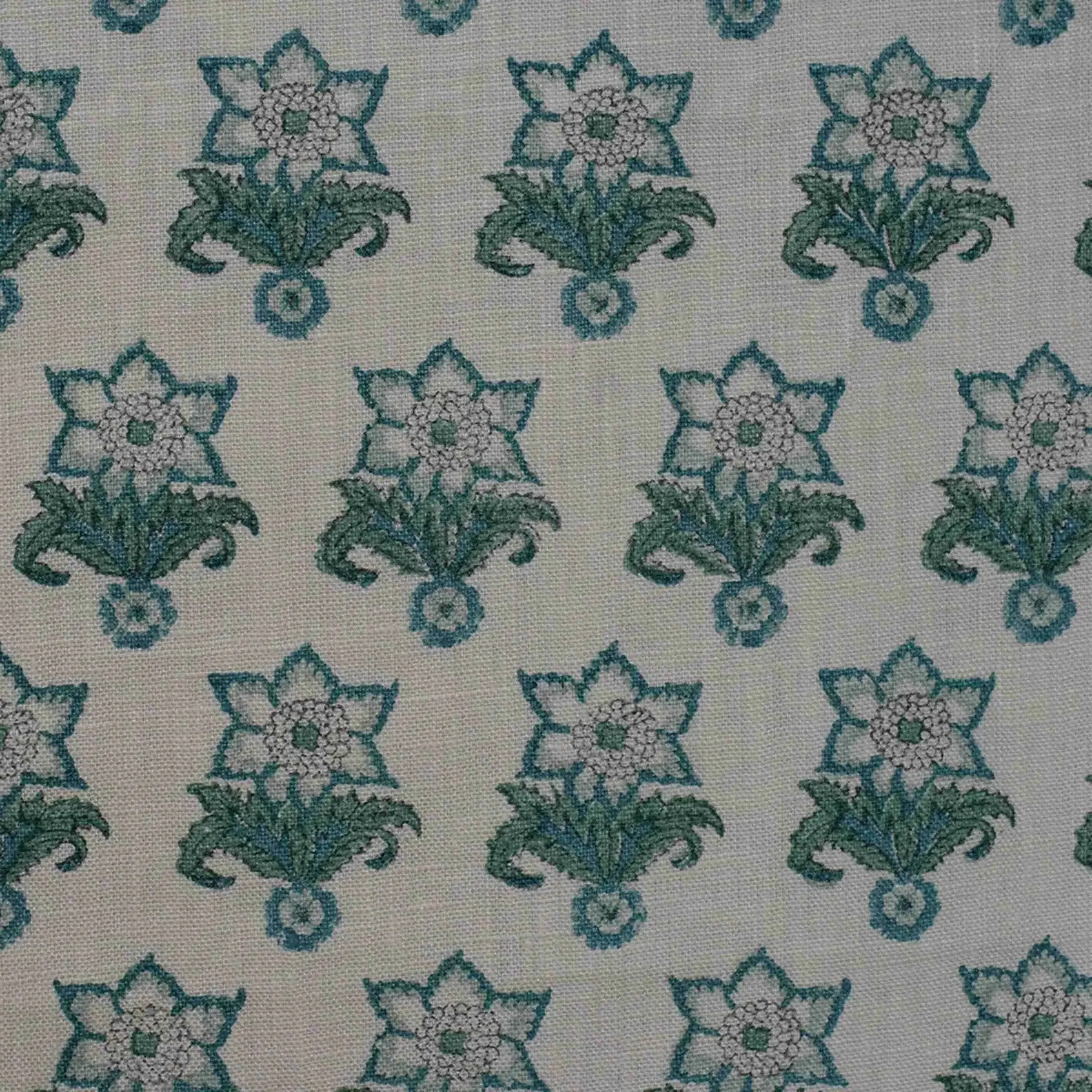 pukka-print-linen-fabric-last-chance-flora-teal-arsenic.webp