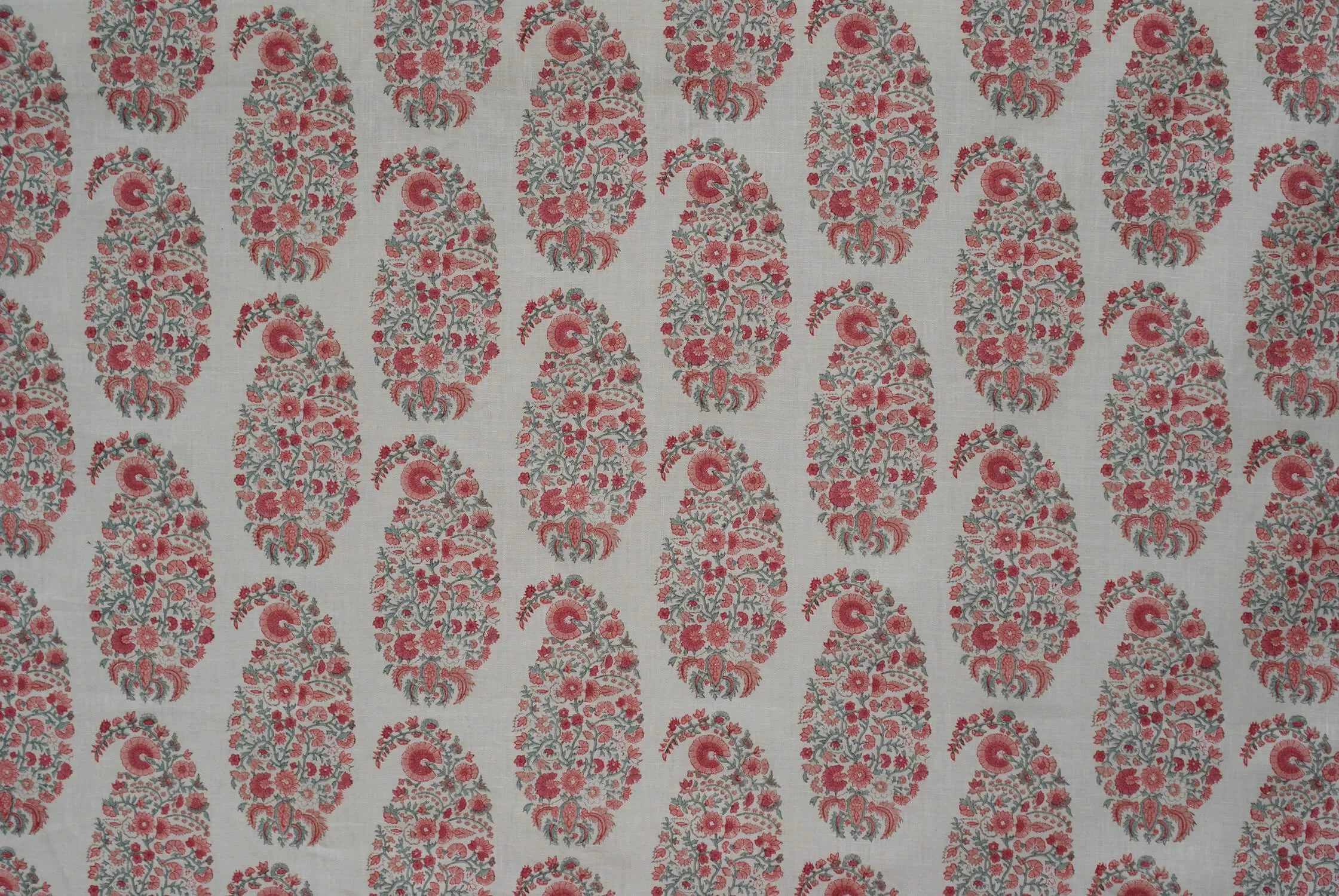 Paisley: Aqua / Raspberry