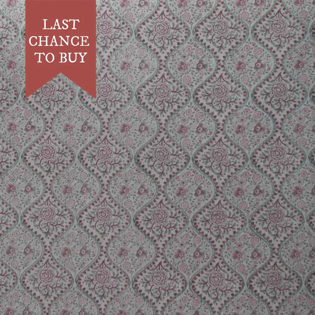 pukka-print-linen-fabric-last-chance-ogee-aqua-raspberry.webp