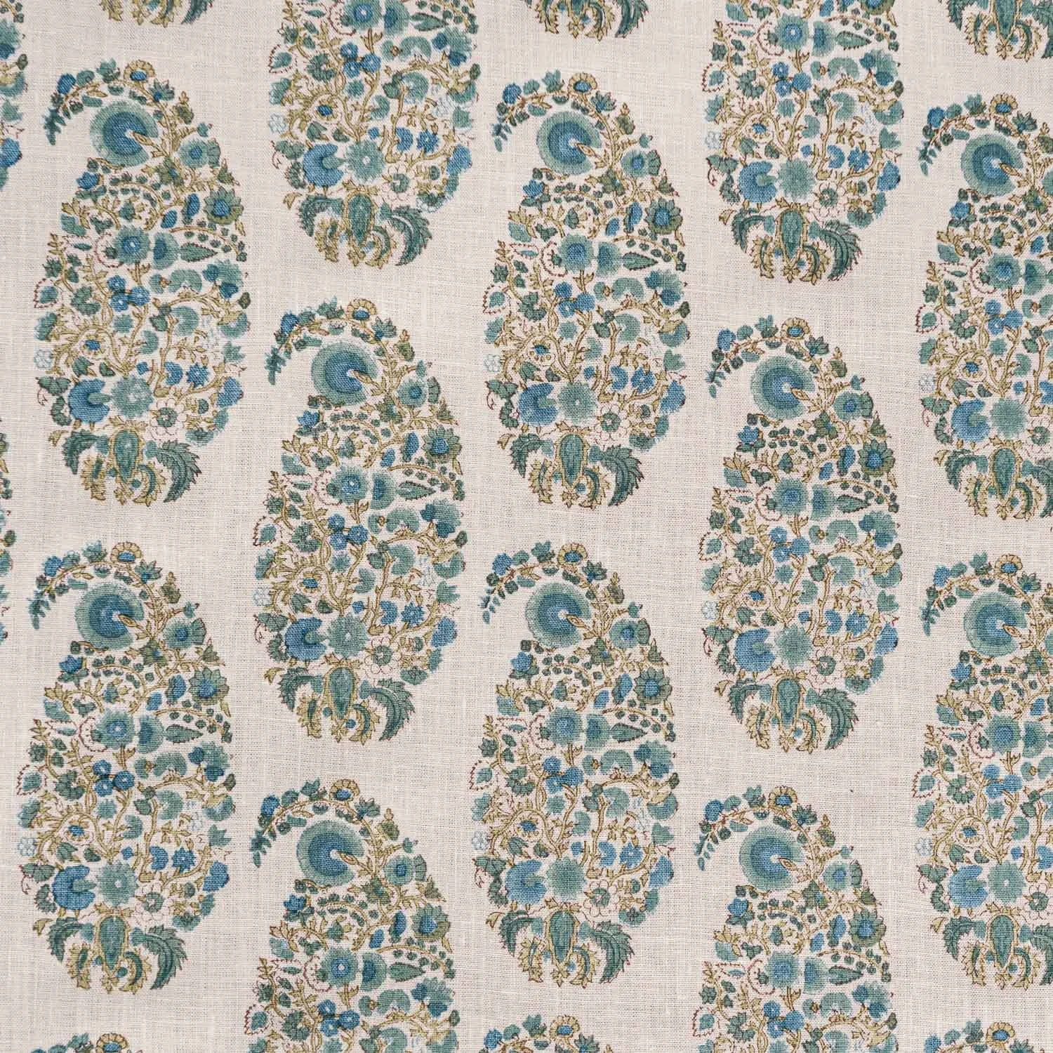 Paisley: Cobalt / Green