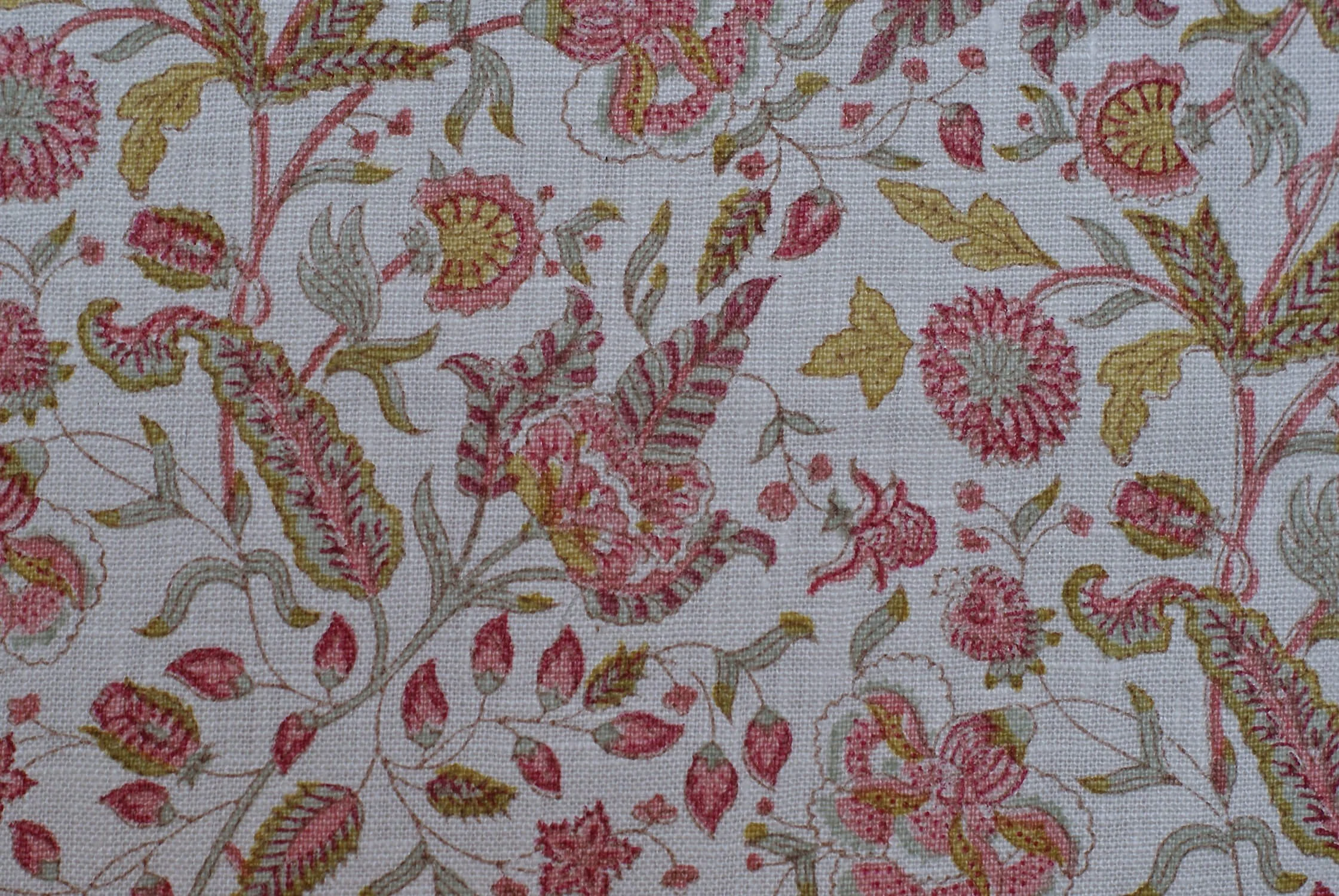 pukka-print-linen-fabric-vine-mustard-fuchsia-detail.jpg