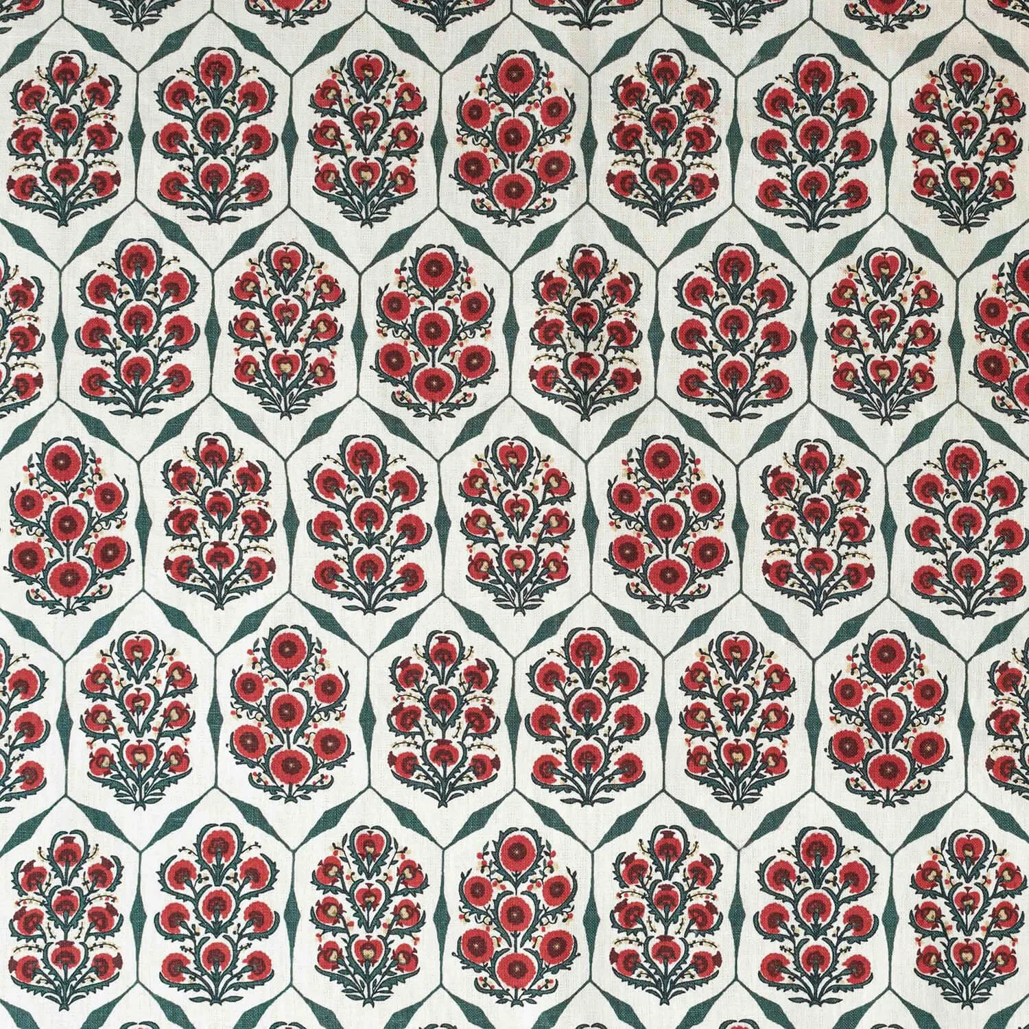 Pani (Screen Print): Lagoon / Bordeaux