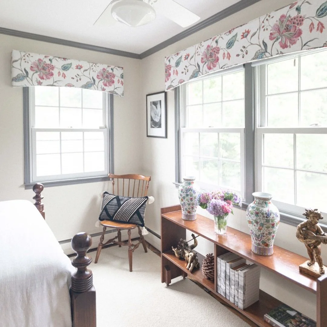 Florals for spring? In this case, absolutely groundbreaking. Watch how these blooming patterns transform a classic wood and white palette from predictable to perfectly unexpected.

At Cheltenham Interiors, we believe rooms should evolve like gardens 