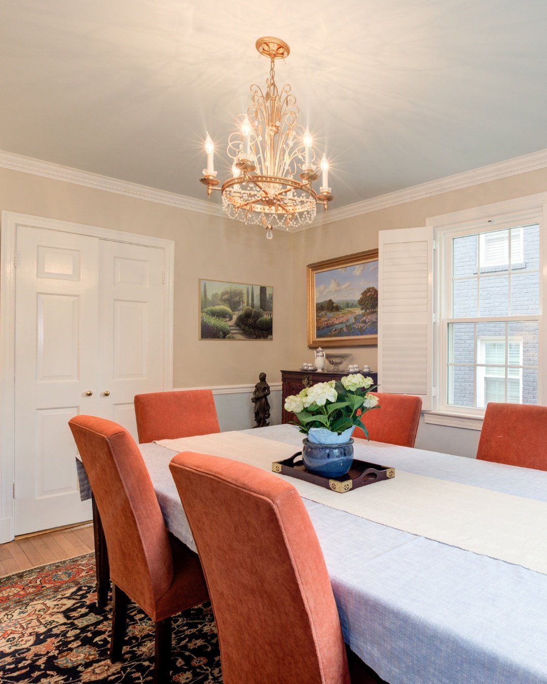 The table is where a holiday house really lives. Long after the gifts are opened, it is where the family lingers - over breakfast that runs into lunch, over cards in the afternoon, over a dinner that nobody wants to end. That is why the dining room d