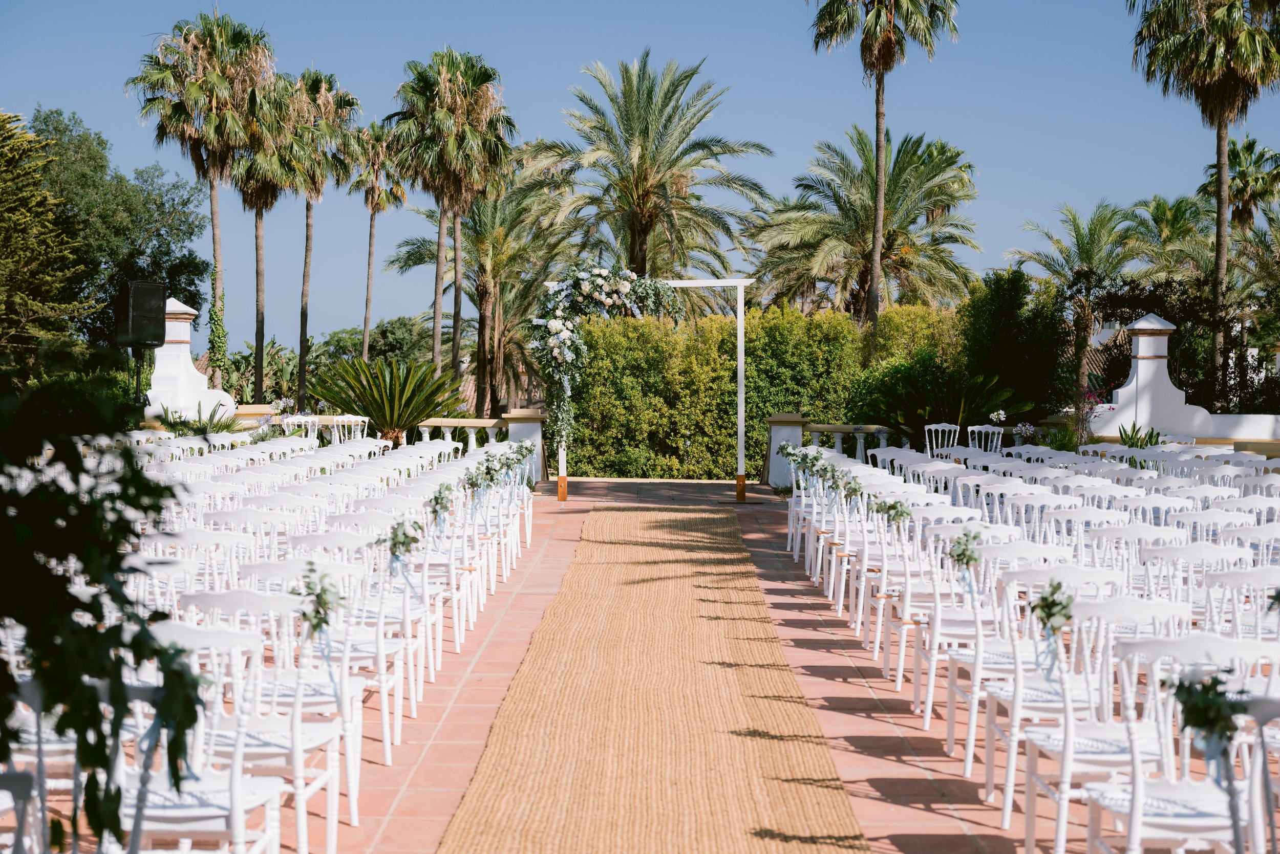 San Roque Club Wedding, Terrace