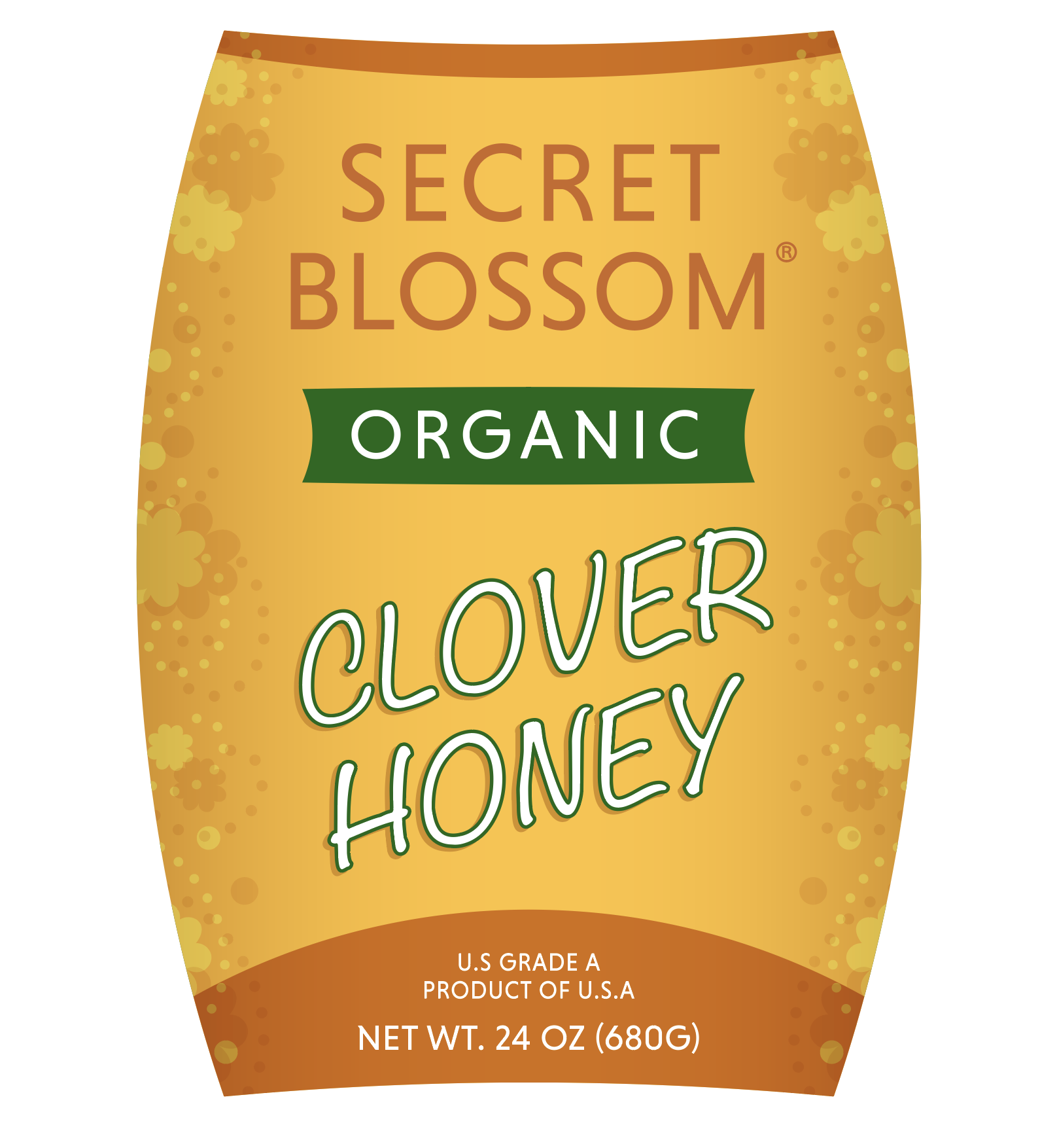 honey packaging label graphic design prop