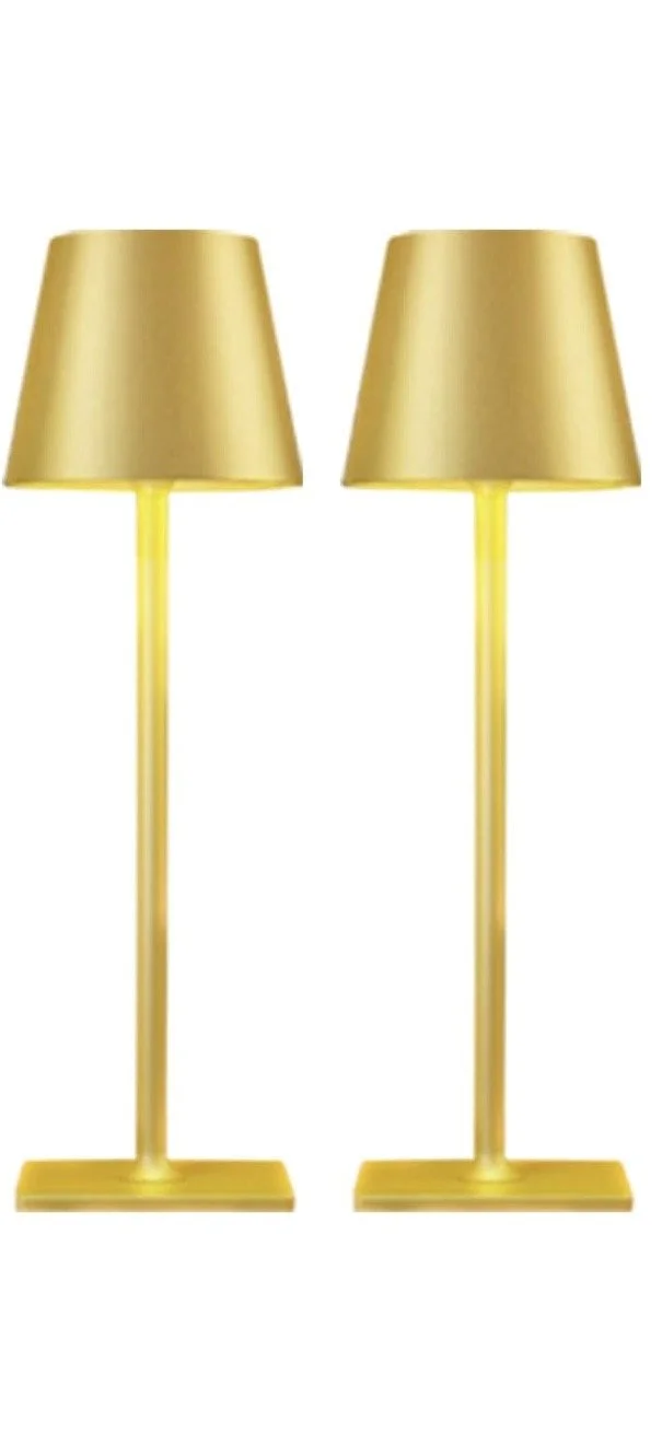Gold table lamps (groups of 2)