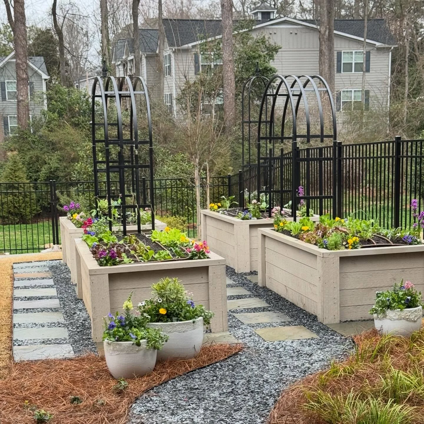 Crafted with care, designed with intention 🌱✨ She&rsquo;s all ready for lovely spring mornings in the garden! Every @plantedgardenco garden is a masterpiece in the details. Let us bring your garden vision to life!

It all begins with a conversation.