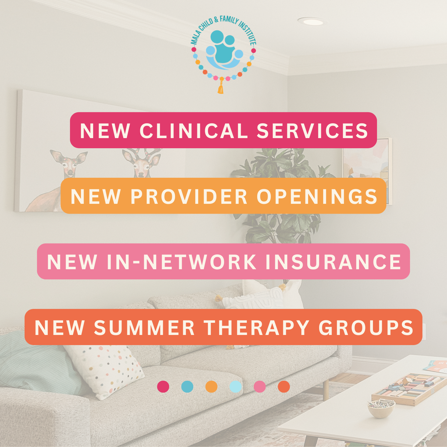 Big News from Mala: New Services, New Providers and Priority Health Now Accepted