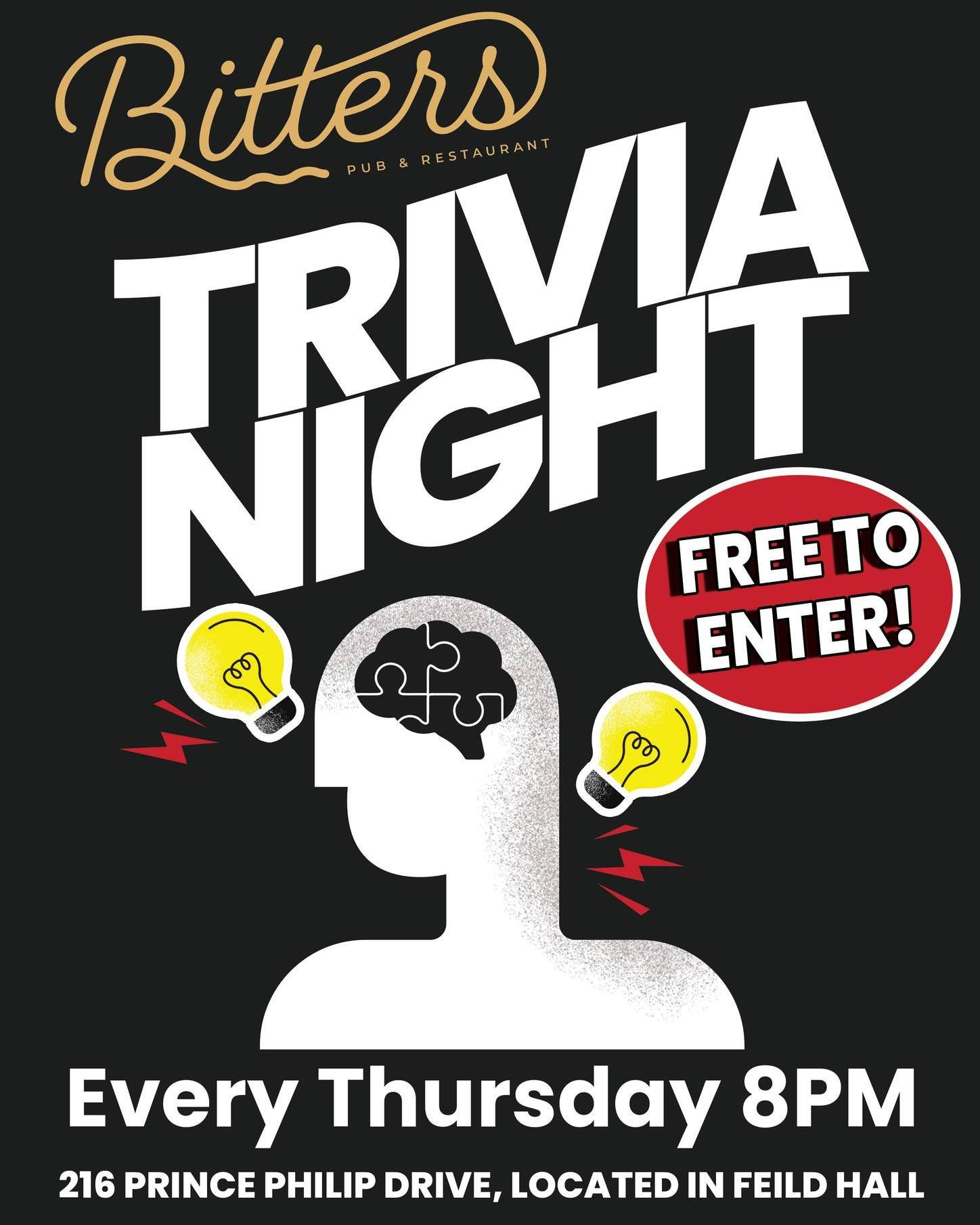 Bitters Trivia Night