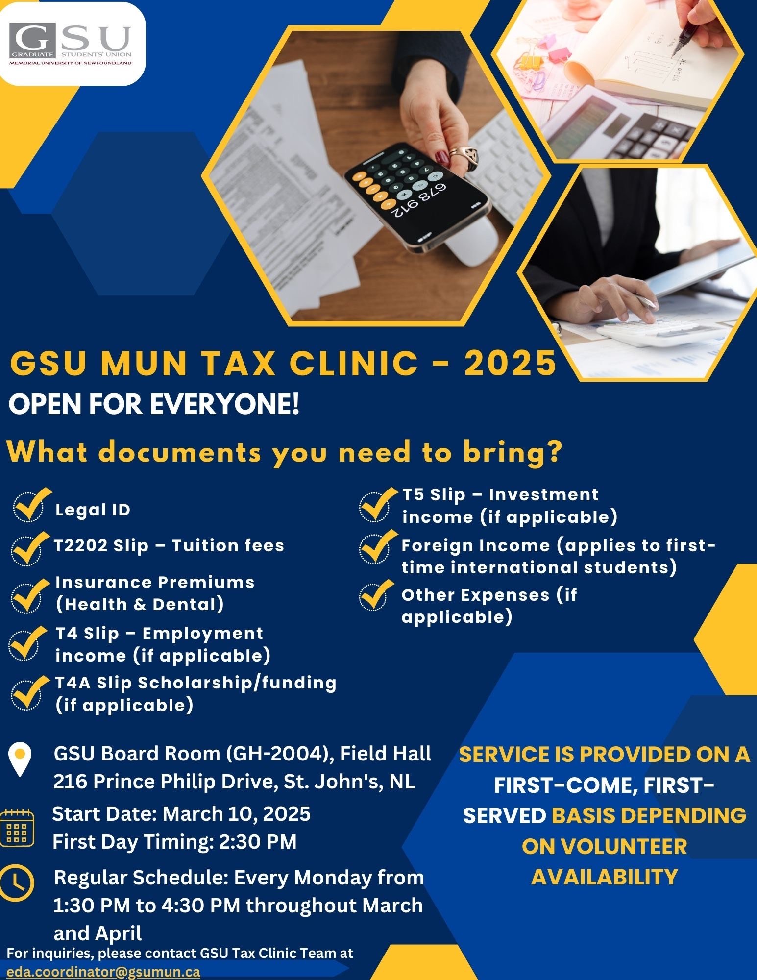 GSU MUN Tax Clinic 2025 (Day 02)