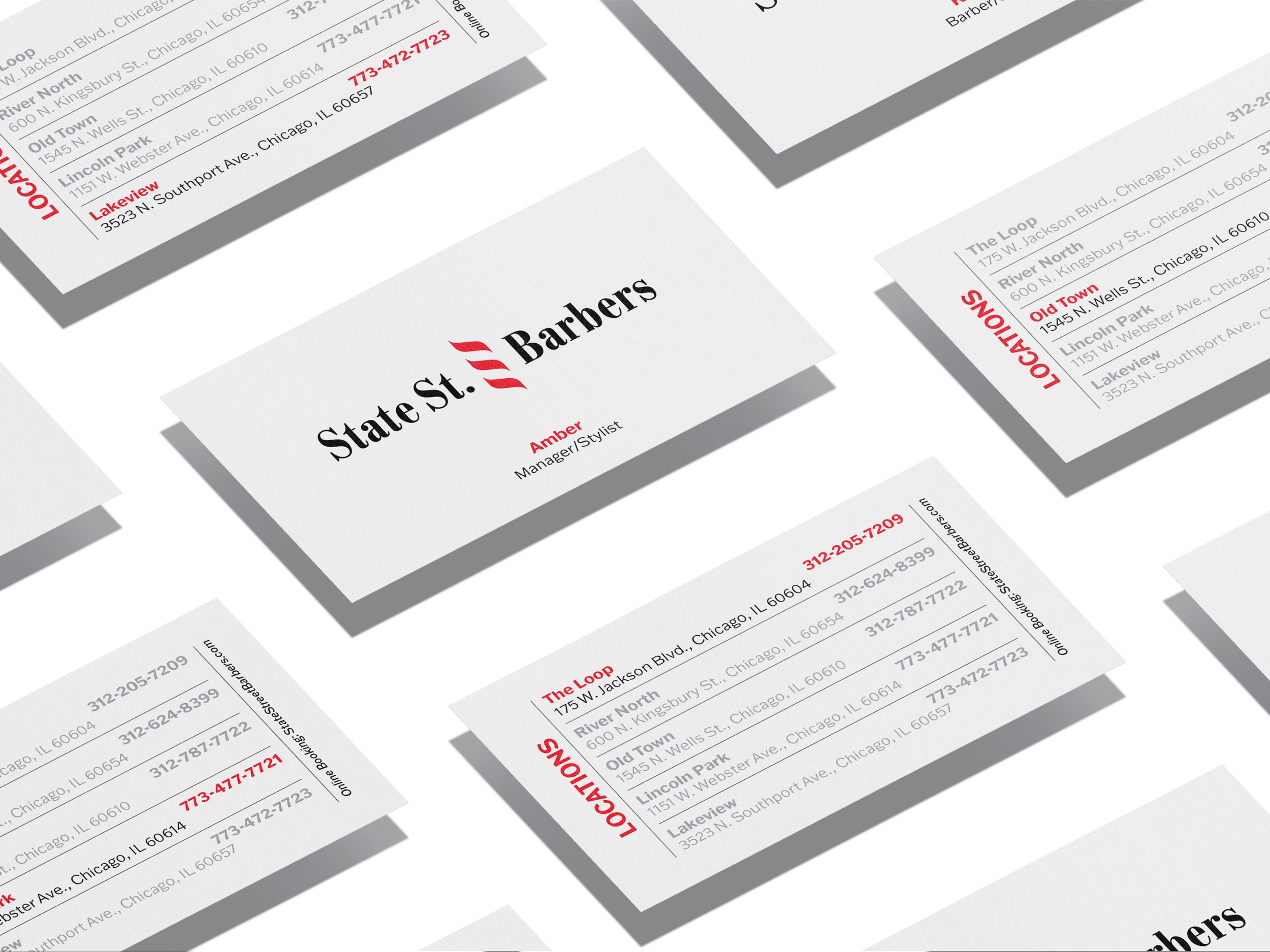 Employee and location cards