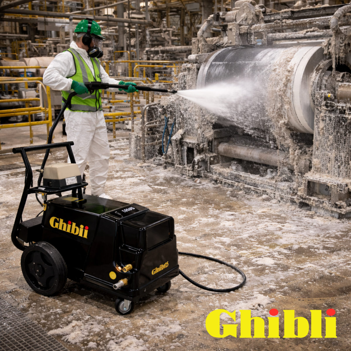 Lavadoras de Alta Pressão para a Indústria de Papel e Celulose no Brasil: Soluções 200 bar para Limpeza Industrial Contínua e Remoção de Resíduos Fibrosos