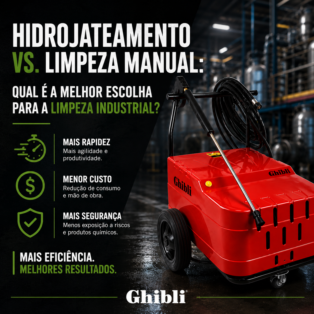 Hidrojateamento vs. Limpeza Manual: Qual é a Melhor Escolha para a Limpeza Industrial?