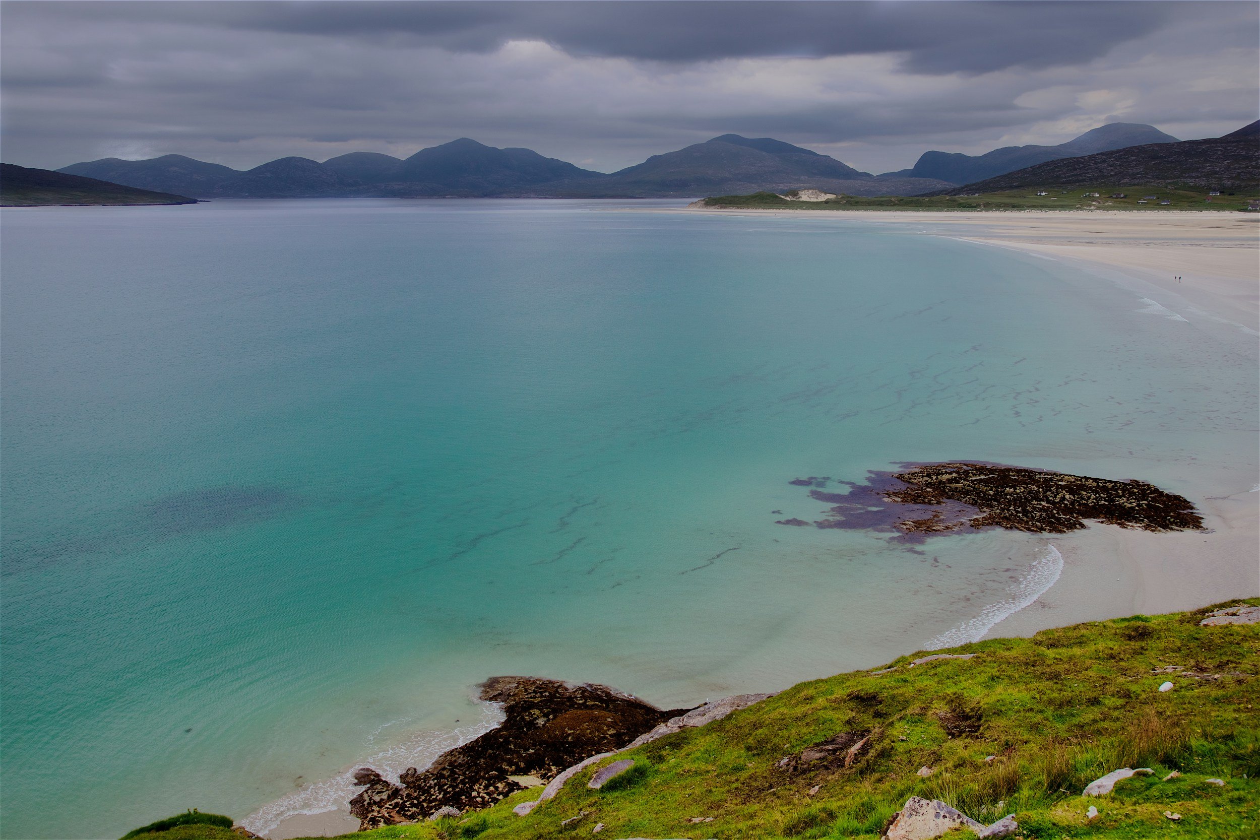 The surprising white-sand beaches of the Scottish islands.