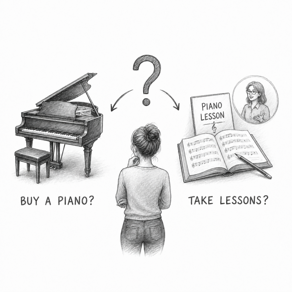 Should I Buy a Piano Before Taking Lessons?