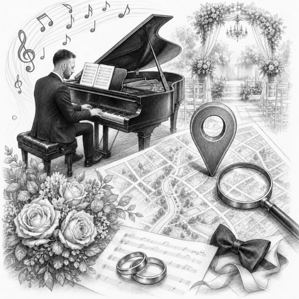 Finding a Wedding Pianist Near Me: How to Choose the Right Player for Your Day