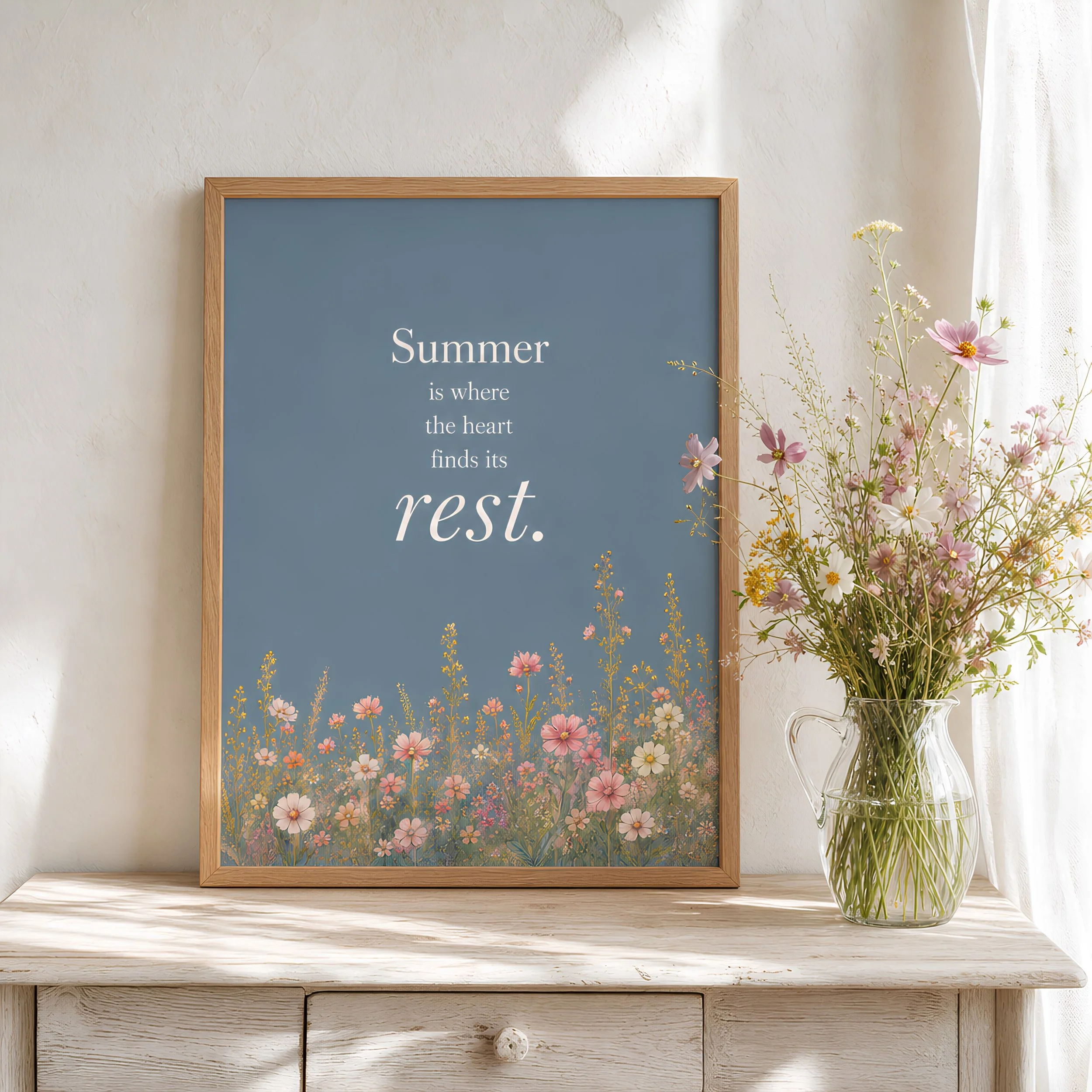 rest. | Summer Is Where The Heart Finds Its Rest | Limited Edition Digital Art Print
