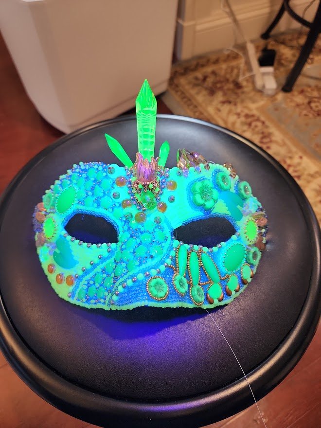 Uranium Glass Mask - commission.