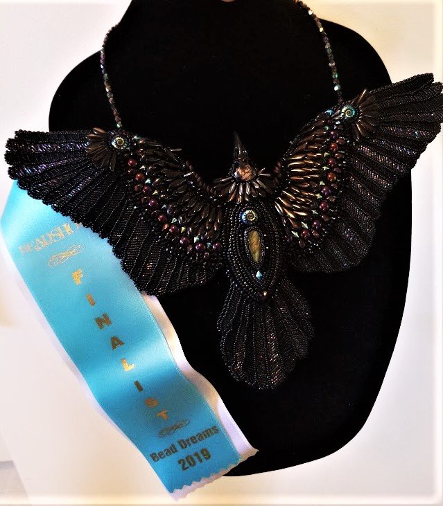 2019 - Corvid in Flight Necklace