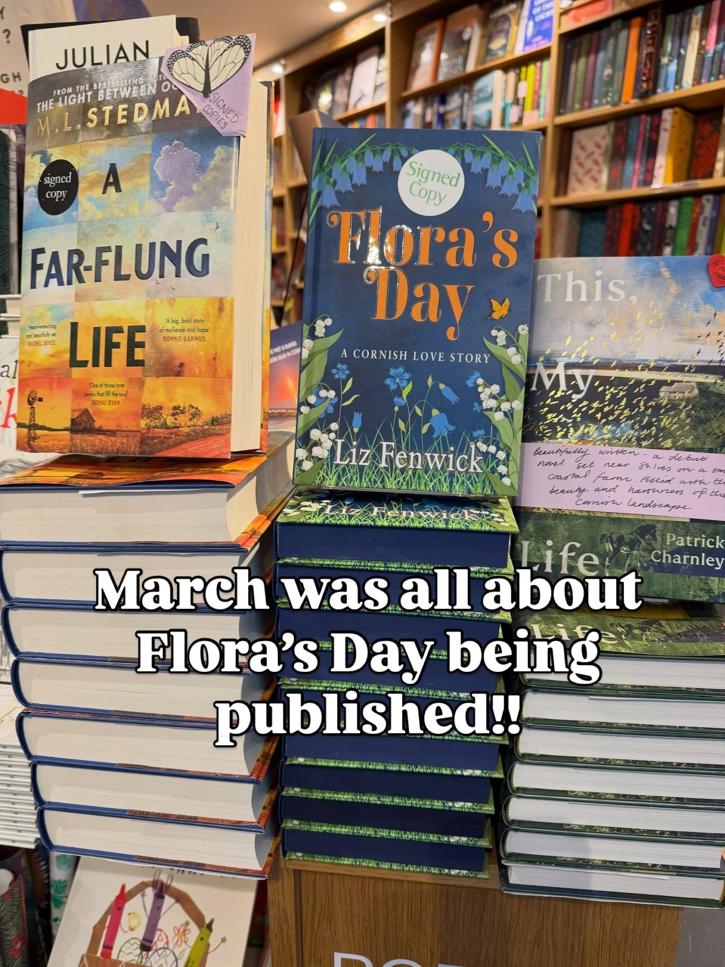 What a month March proved to be!! Flora&rsquo;s Day well and truly out in the world. #awriterslife #helstonfloraday #bookssetincornwall