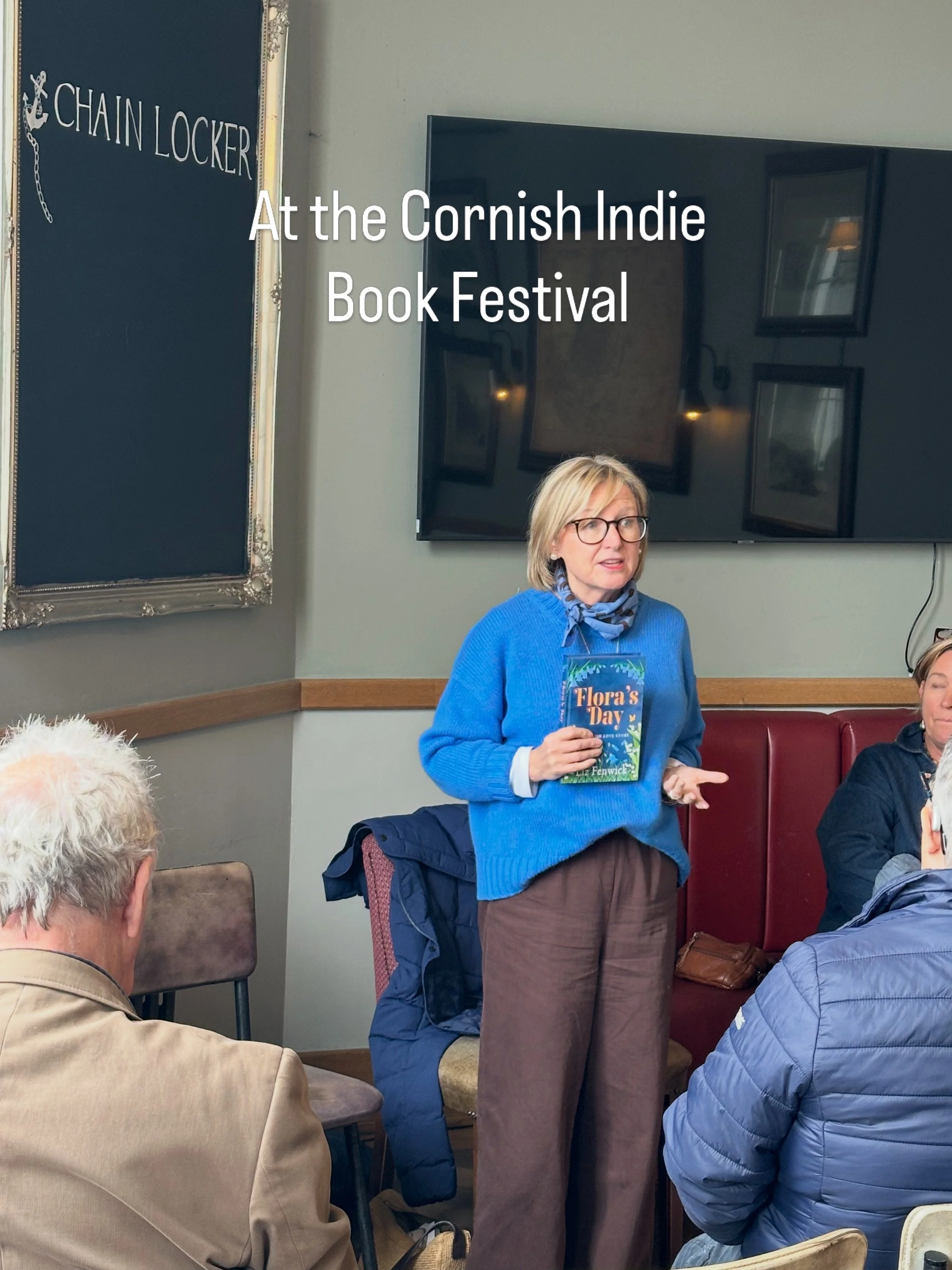It was great to talk about publishing Flora&rsquo;s Day and what I&rsquo;ve learned. Thank you to @hermitagepresscornwall and @cornishindiebookfestival for inviting me! @chrisdgfenwick