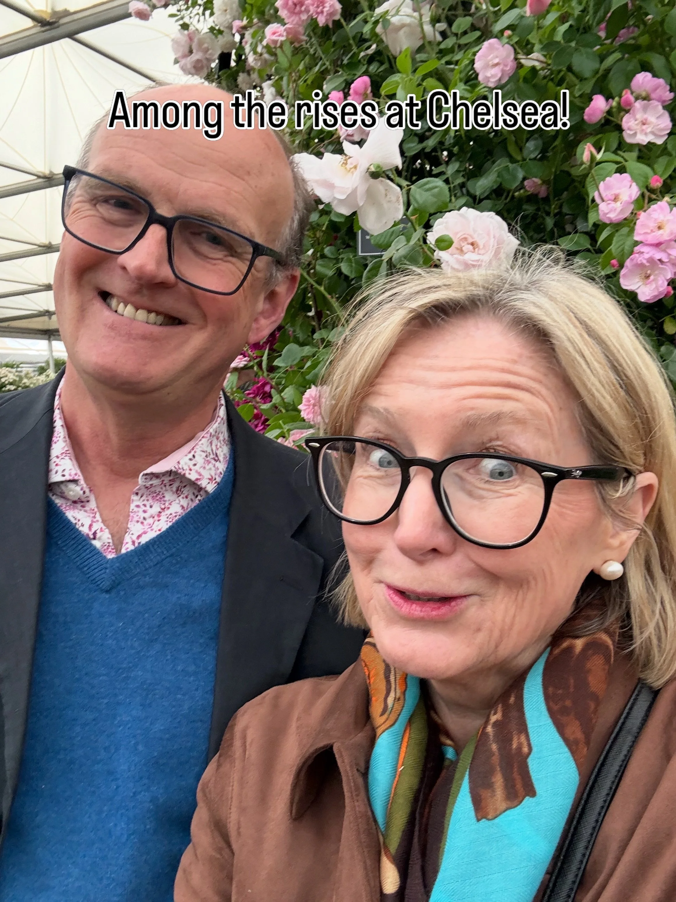 The out takes from @the_rhs  Chelsea Flower Show with @chrisdgfenwick #awriterslife
