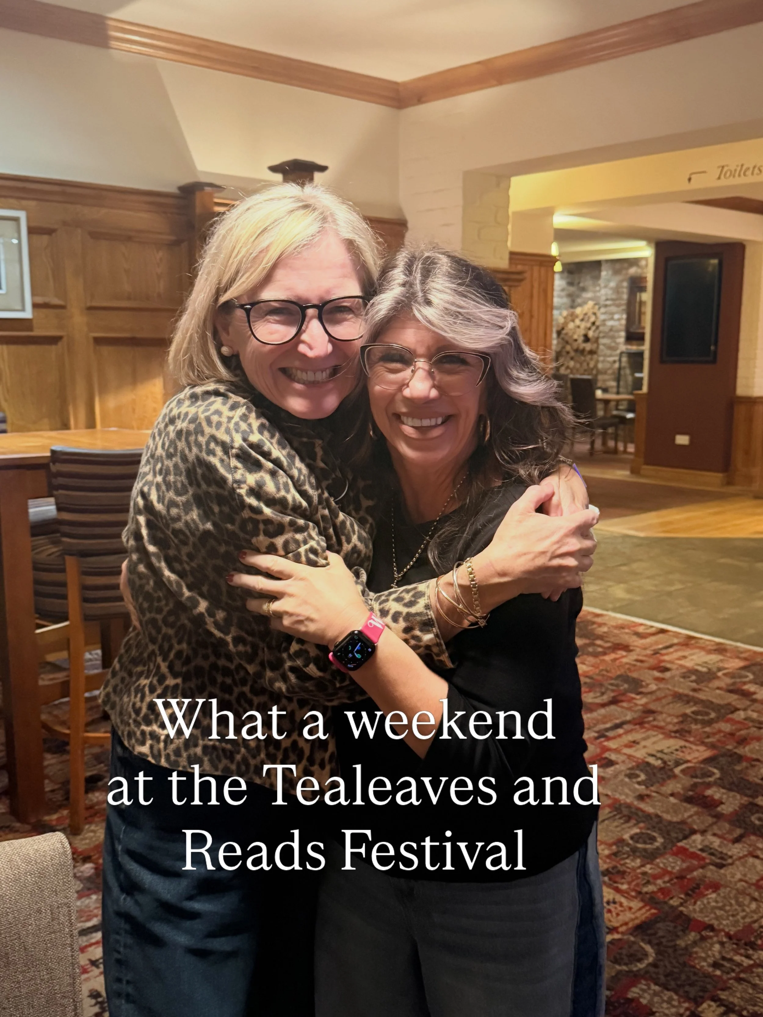 What a fabulous weekend at @tealeavesandreads festival!! I didn&rsquo;t know how much I needed it. It is always wonderful to meet readers and talk books. That takes top billing every time. But the company of fellow writers - the understanding, the la