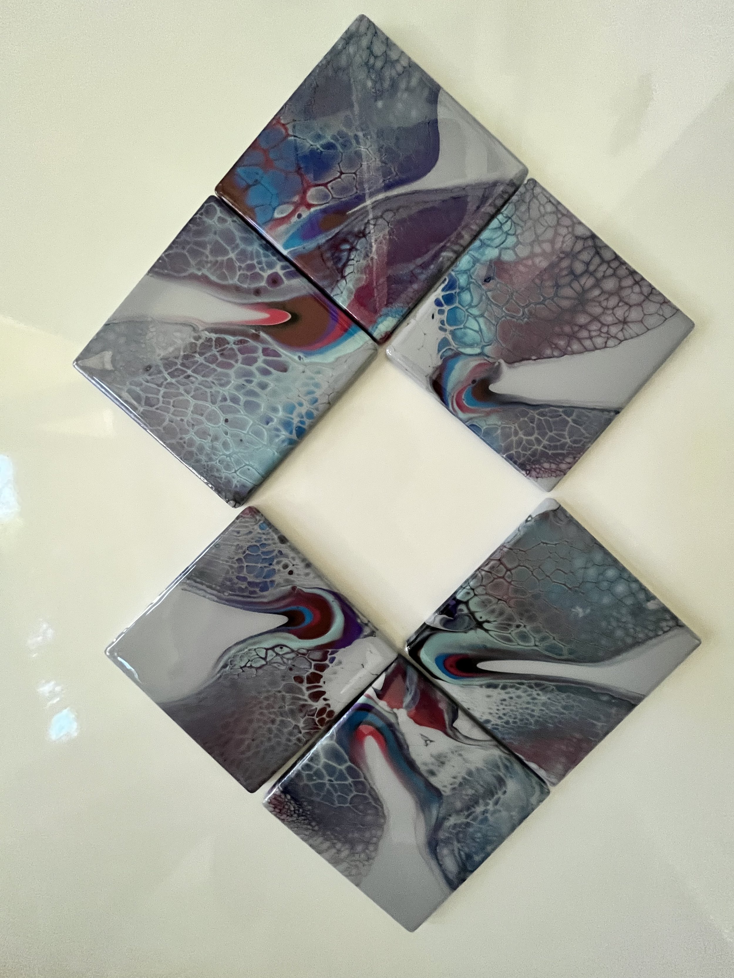 4"x4" Acrylic on ceramic Not available
