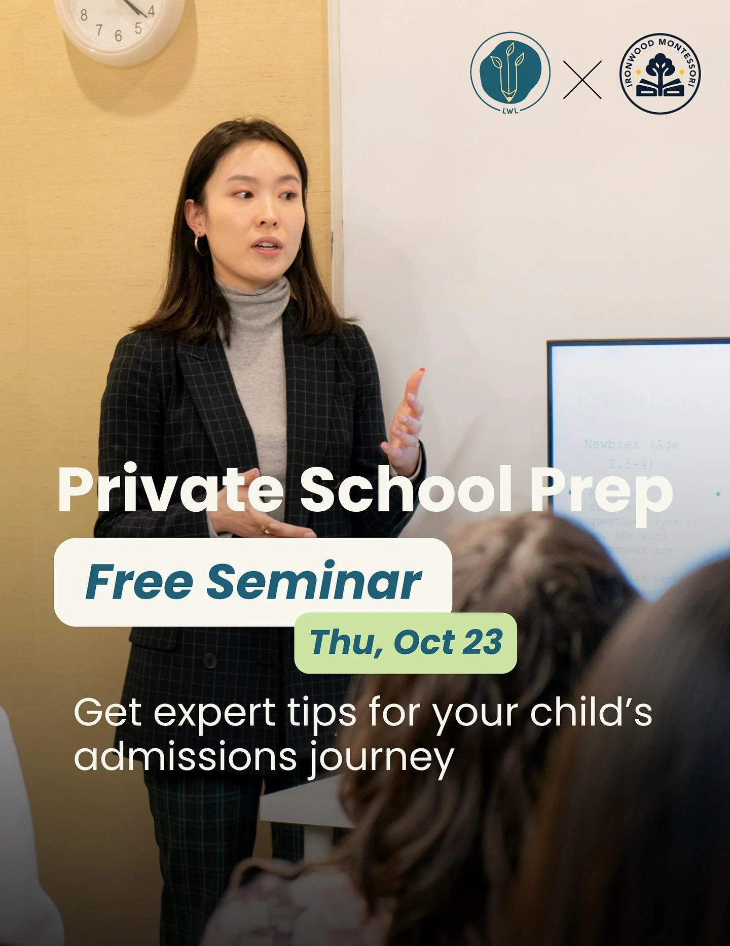 📚 PRIVATE SCHOOL PREP SEMINAR 🎓
Thinking about private school for your little one? This seminar is for you.

👩&zwj;🏫 We&rsquo;ll walk you through:
✔️ Application timelines + key deadlines
✔️ School tours, interviews &amp; readiness assessments
✔️
