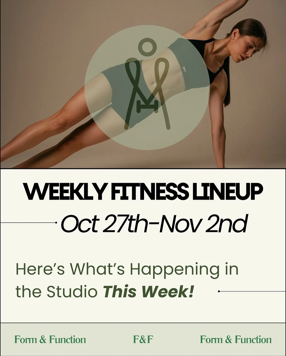 ✨ New week, new moves, same amazing energy! 💪💃
From K-Pop grooves to Zumba beats, from Barre burns to Yoga flows — we’ve got something for every vibe this week at Form & Function Richmond 🌿
🗓️ Check out our full lineup and make