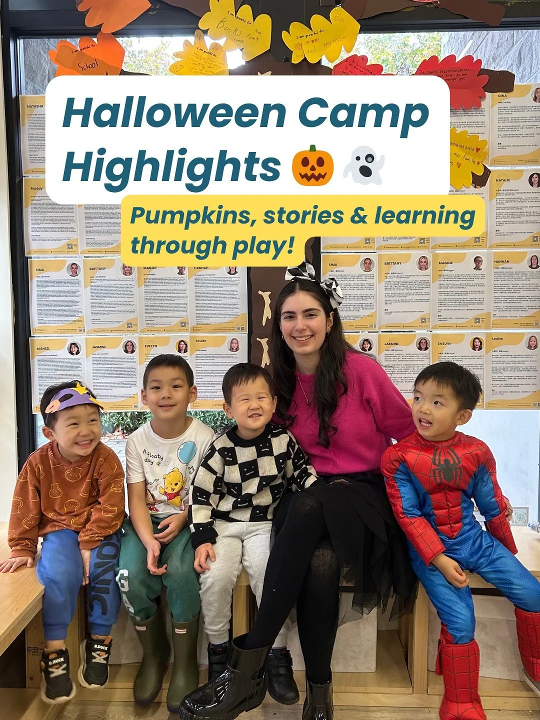 🎃 What a fun and creative Halloween Camp we had!

From superhero obstacle races to pumpkin painting, yoga, and storytime with spooky favorites like &ldquo;There&rsquo;s a Monster in Your Book&rdquo; and &ldquo;The Spooky Wheels on the Bus&rdquo; 🚌?