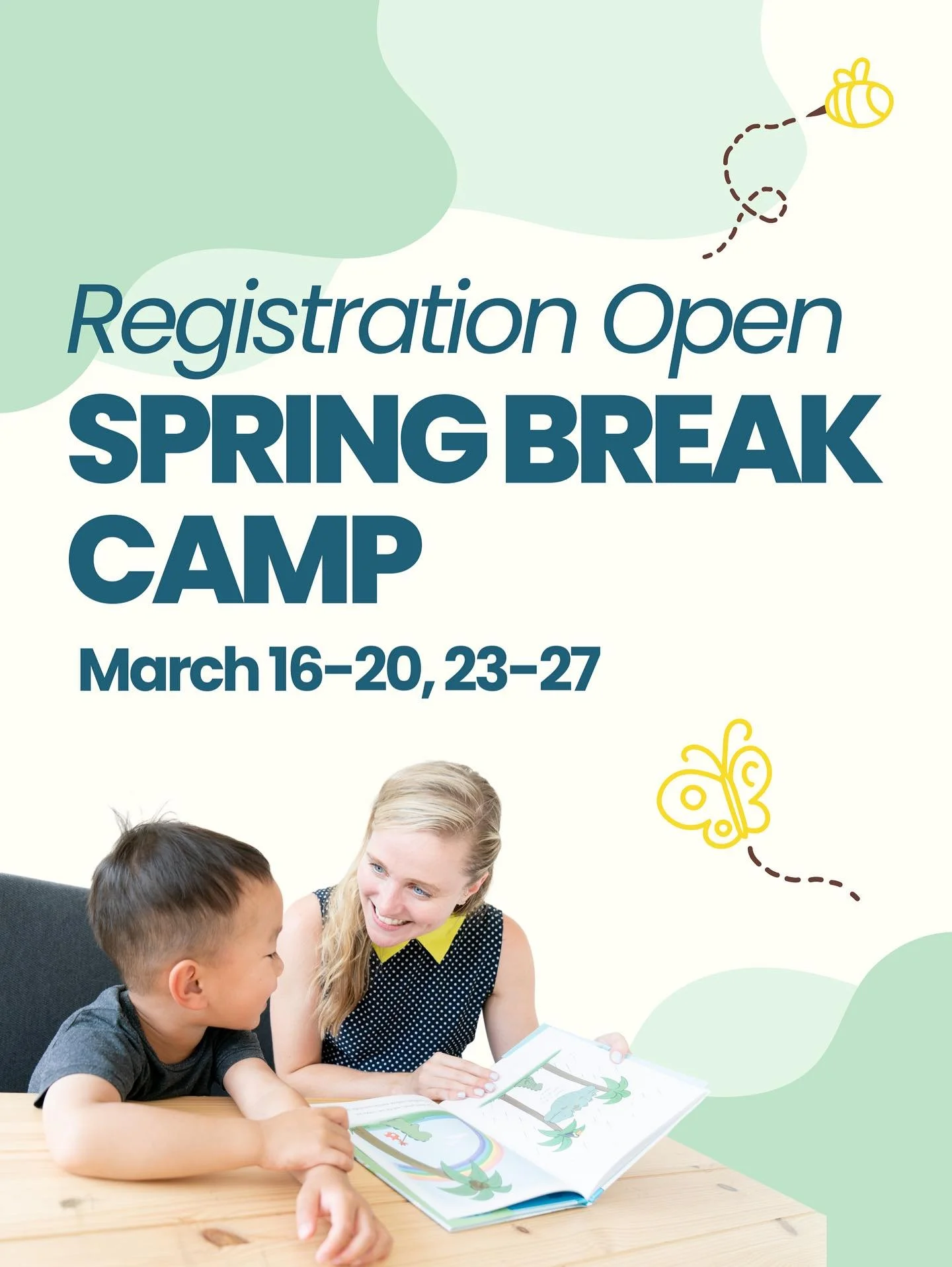 Spring break doesn&rsquo;t have to be packed or stressful 💛
It can be a time for children to learn, explore, and grow &mdash; at a pace that feels right.

🌸 Spring Break Camp is Open 🌸
Ages 3&ndash;13 | March 16&ndash;20 &amp; 23&ndash;27

📚 Lang
