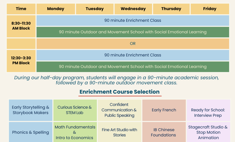 Half-Day Early Learning Programs | Ages 3-5 — LWL Education