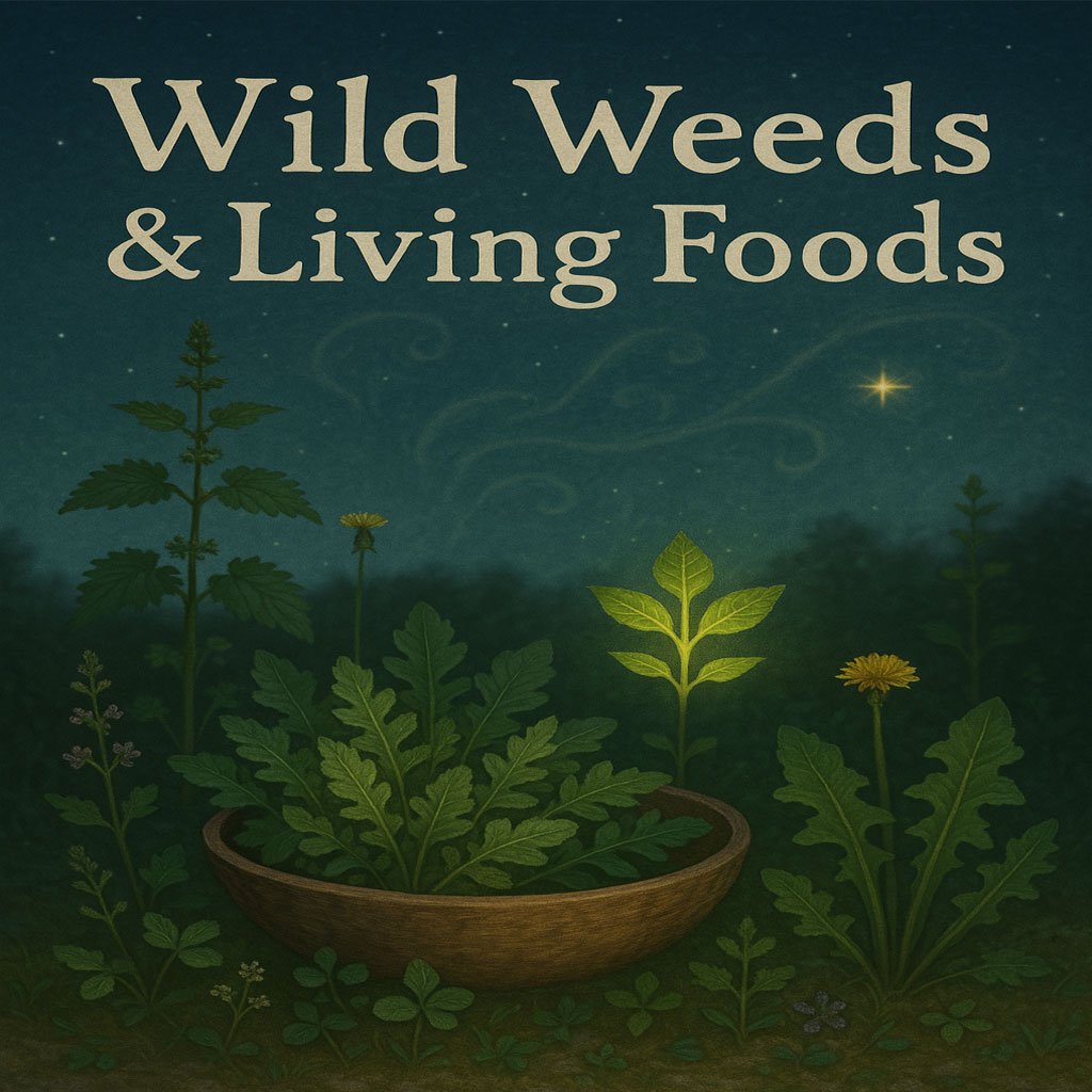 Wild Weeds & Living Foods Edible Earth - Discovering Nature's Wild Offerings Manual