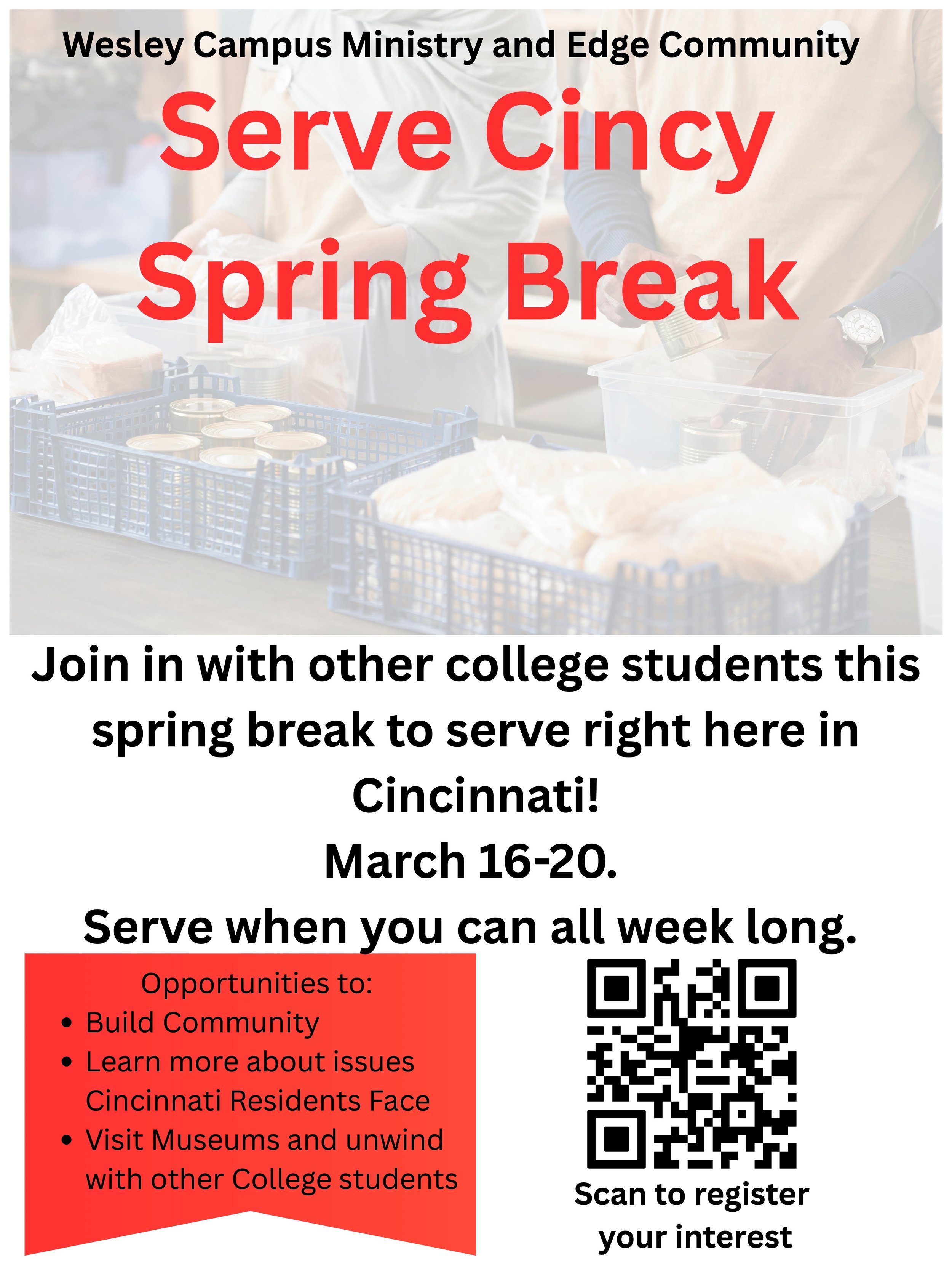 Serve Cincy Spring Break