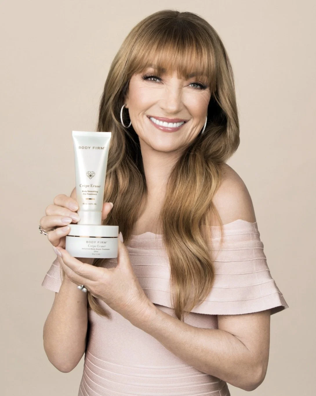 Celebrity beauty photographer Los Angeles Jane Seymour skincare campaign portrait anti-aging