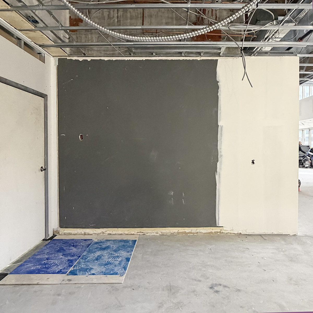 Filling a space with art