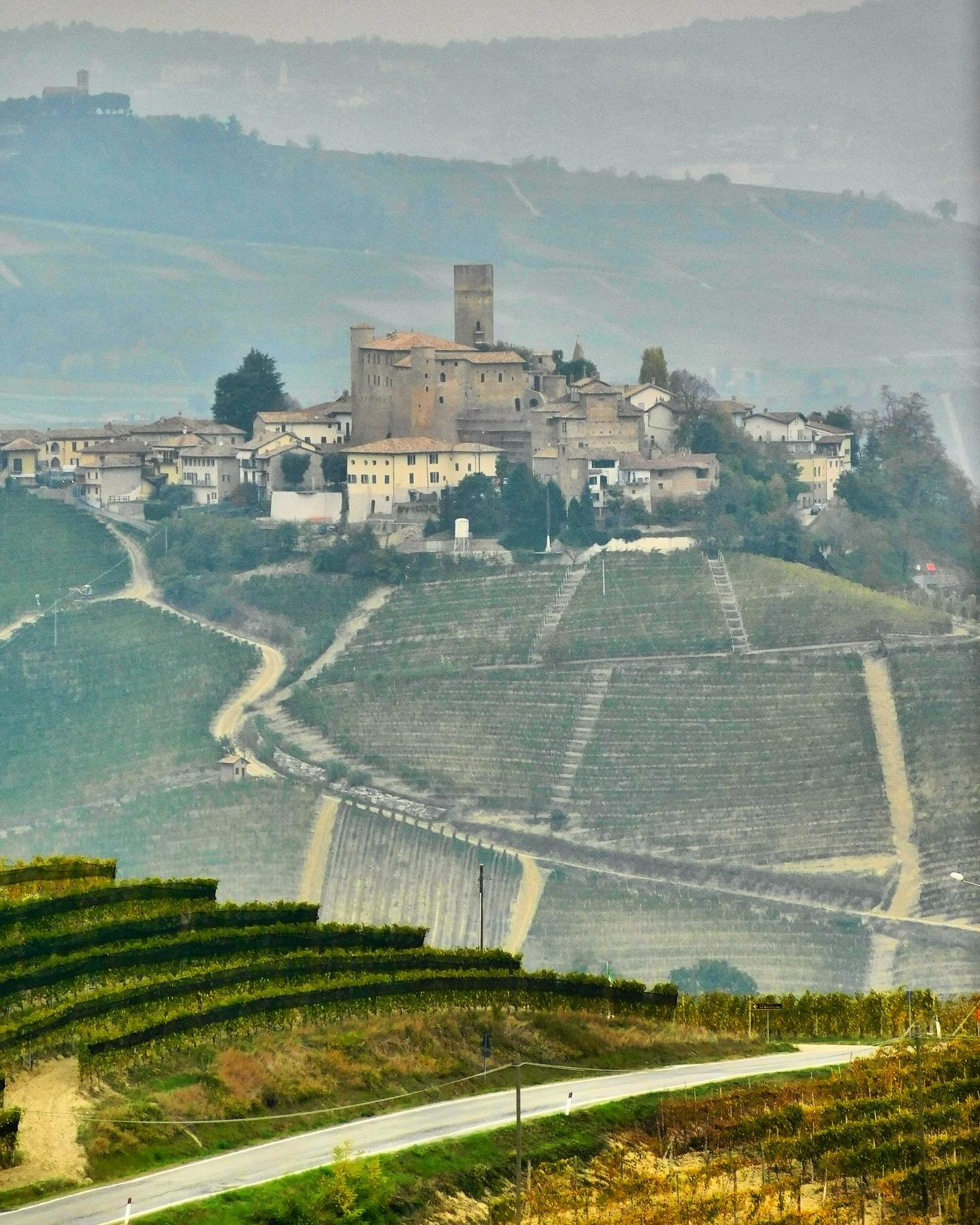 A quintessential autumnal view of Castiglione Falletto from our recent trip to the Langhe.

📷: @stefanozanoncello