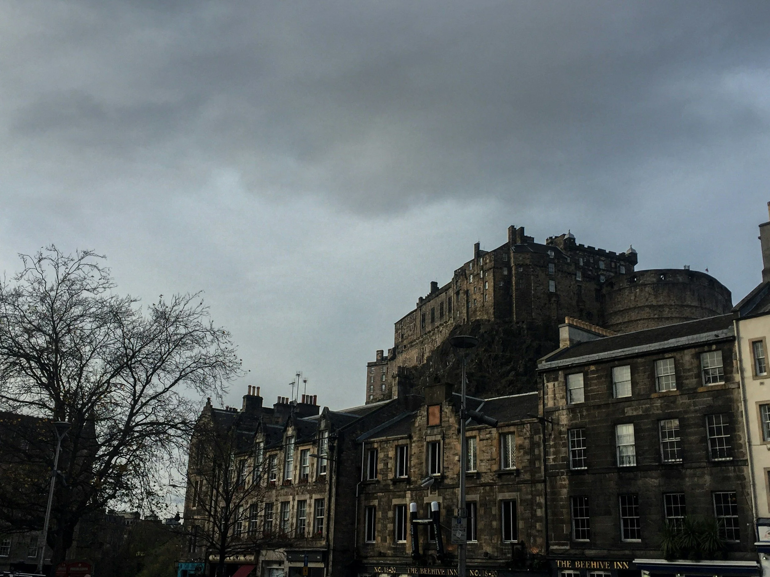 Grassmarket Edinburgh and Edinburgh Castle