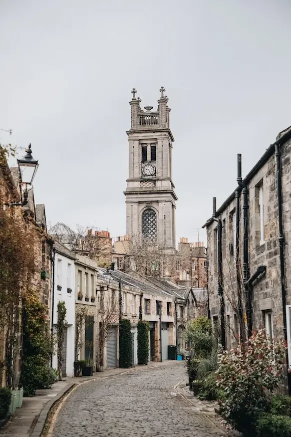 Circus Lane in Edinburgh