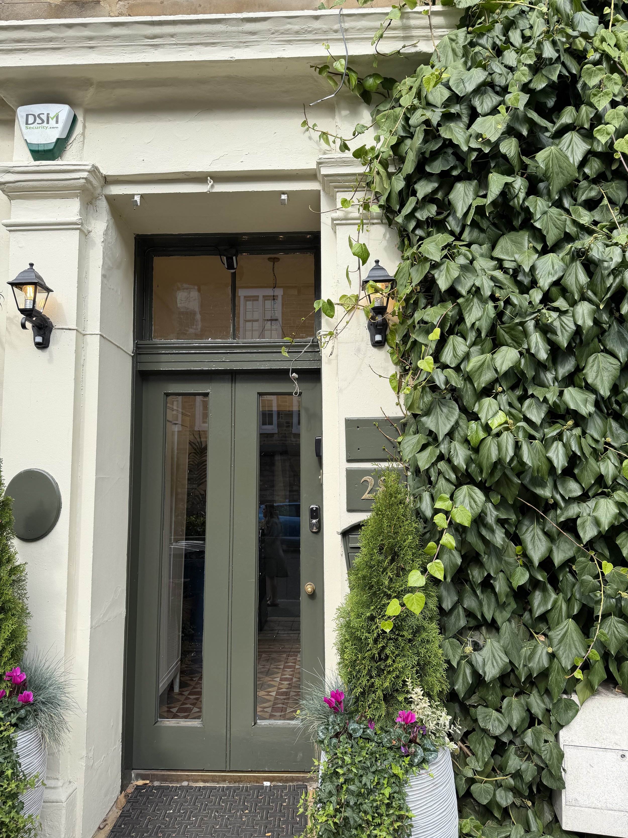 Front door of Gilmore Townhouse 