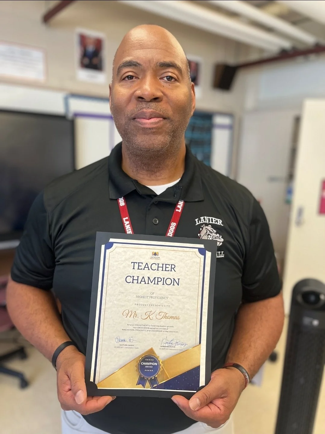 Karrol Thomas: The Lanier High School teacher who never gave up on his dreams
