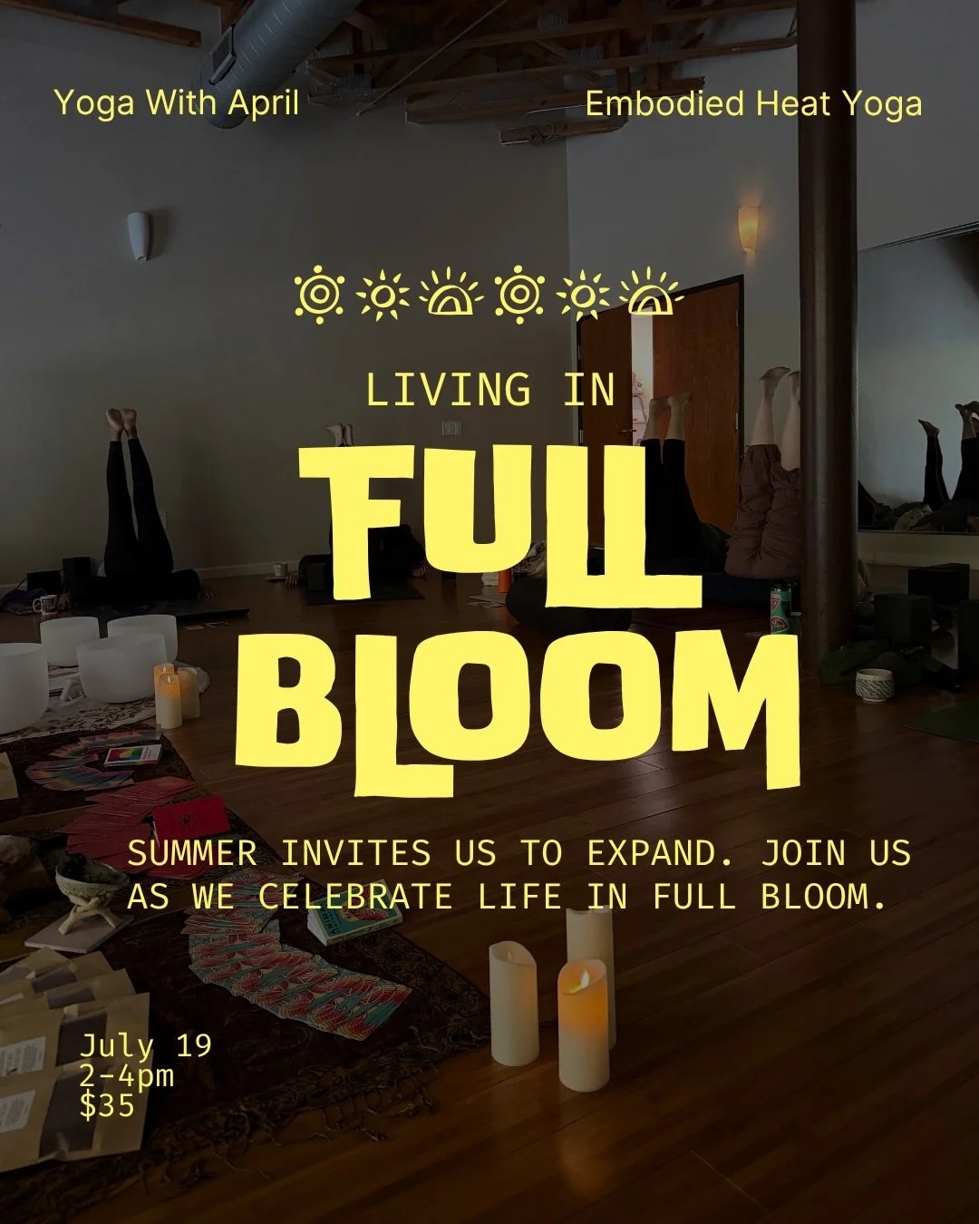 🌼🌸 LIVING IN FULL BLOOM 🌸🌼

Summer invites us to expand. 
Join us as we celebrate life in full bloom. 

A time to remember why it&rsquo;s important to live in full bloom, and celebrate vibrancy. The days are longer, the sun shines brighter, + nat