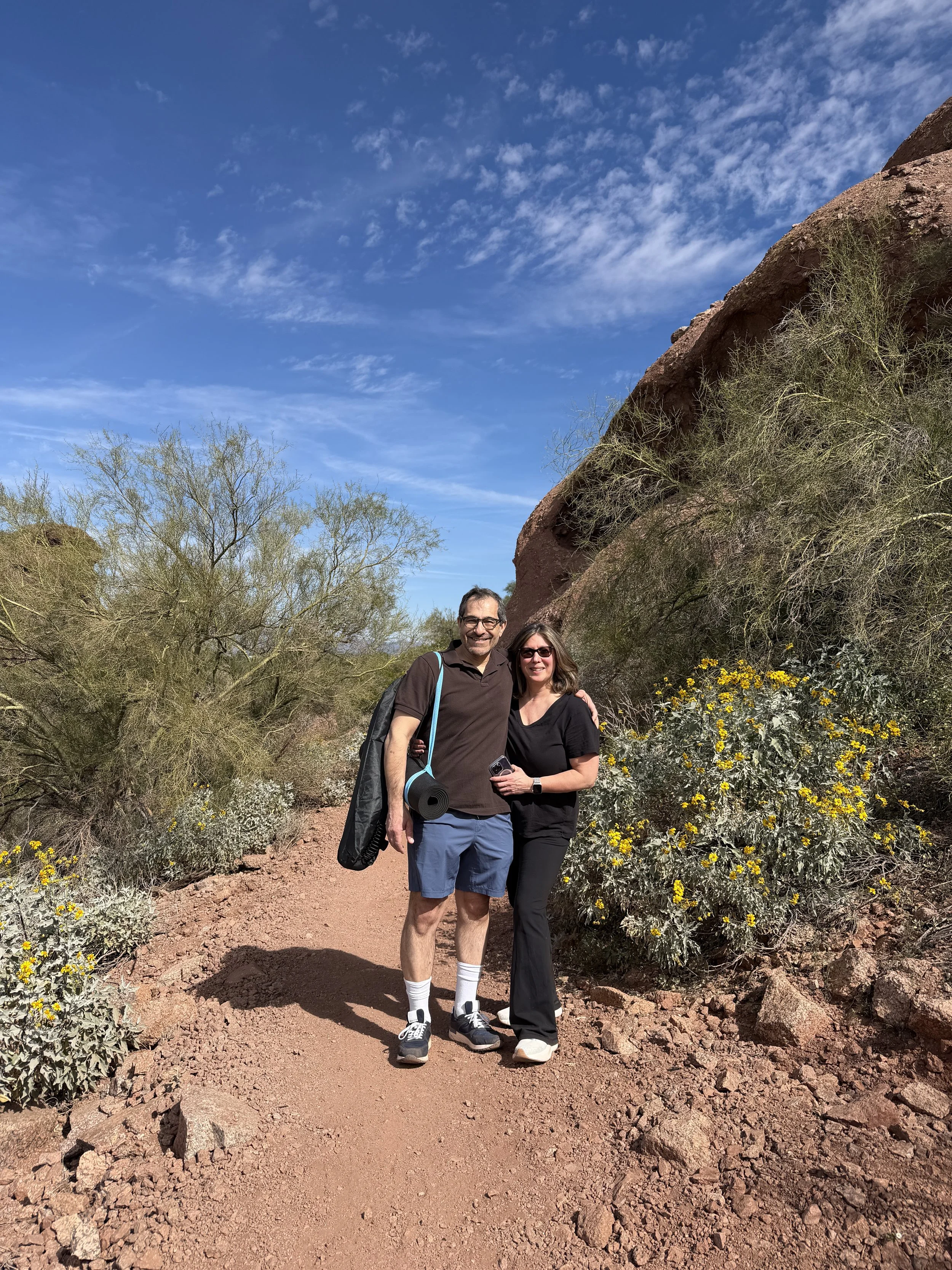 guided hike and yoga in phoenix arizona