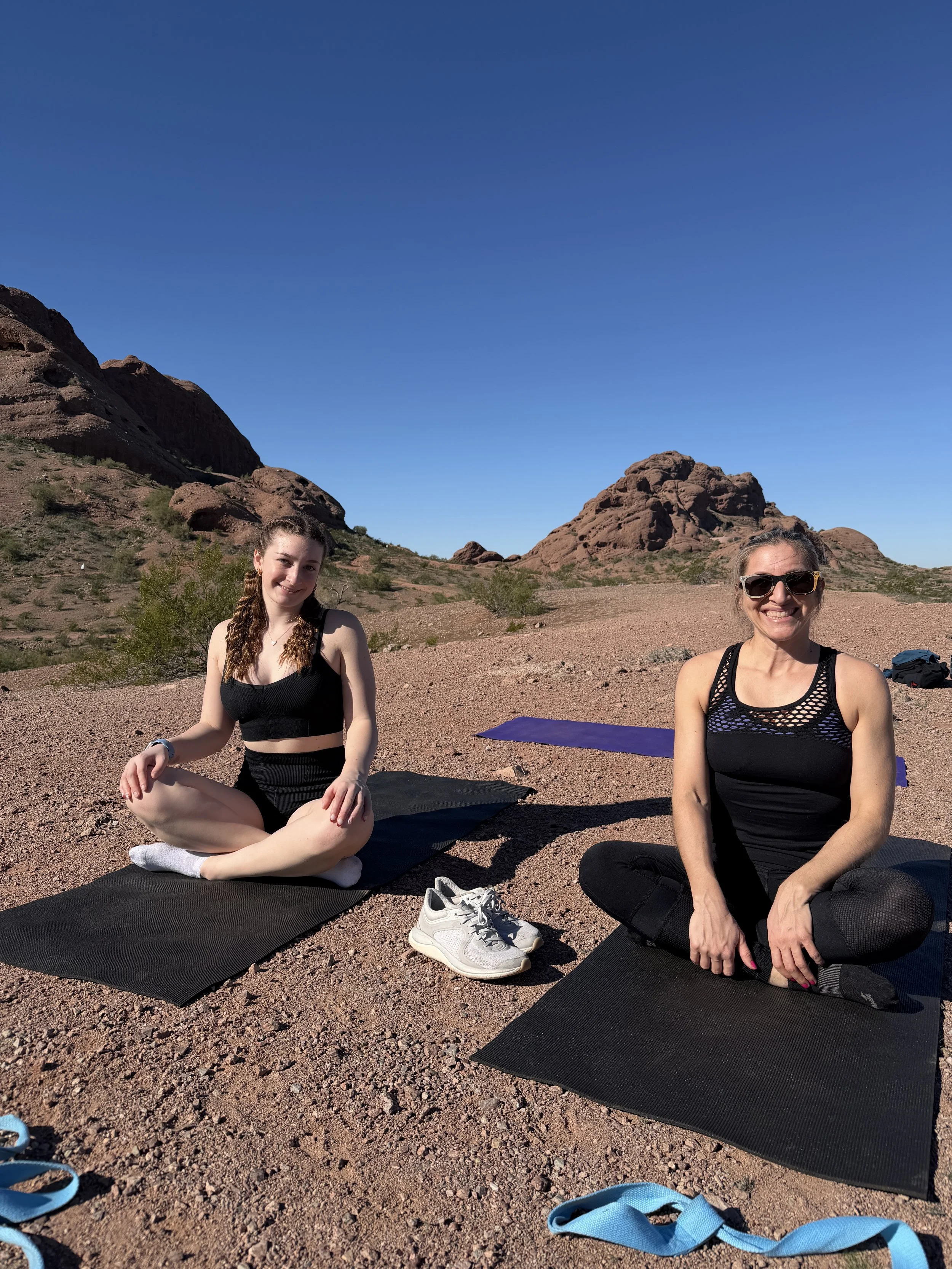 hike and yoga papago park