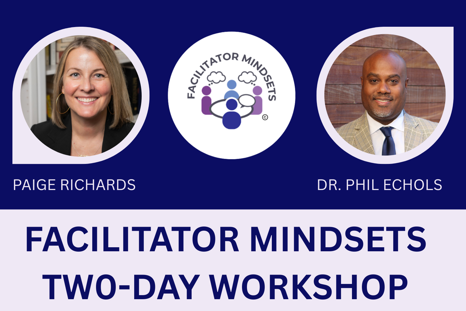 Facilitator Mindsets Event Flyer